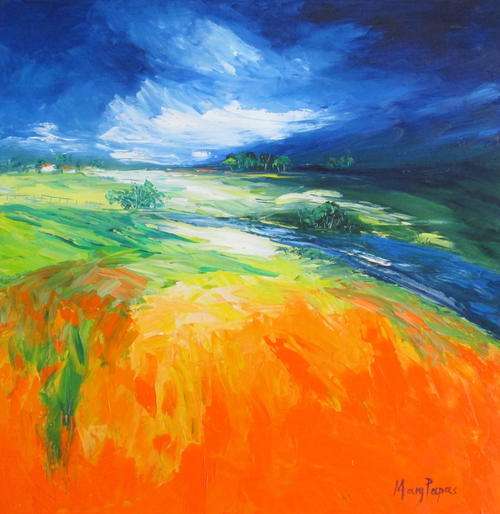 After The Storm, oil painting - impesto- by MaryPapas- on special