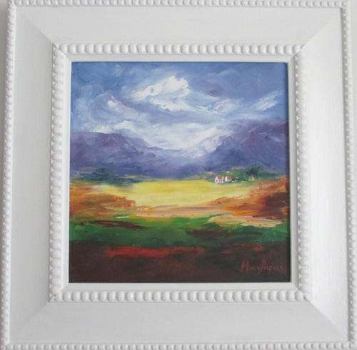 A Country Scene 4,  framed oil painting- >>end of Summer special<<