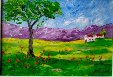 Small Country Scene 1,  oil painting