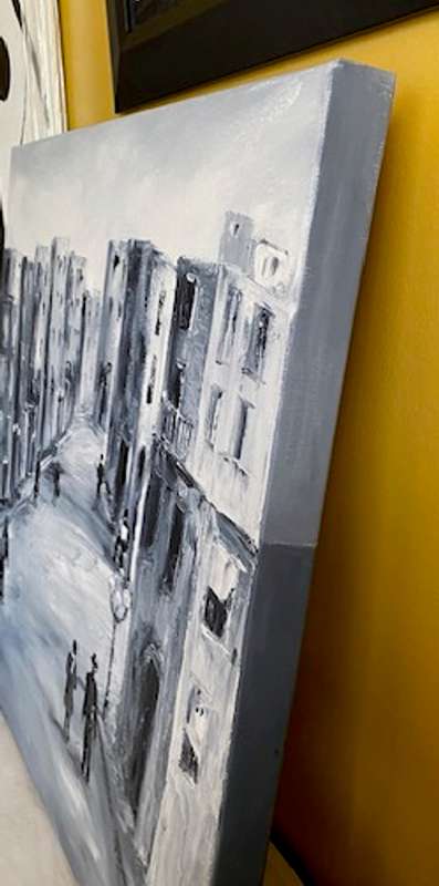 The Old Neighborhood, oil painting