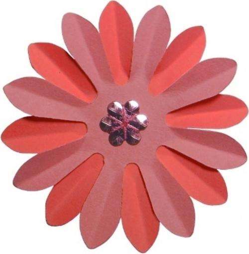 Paper Flowers "Bright Pink" x10