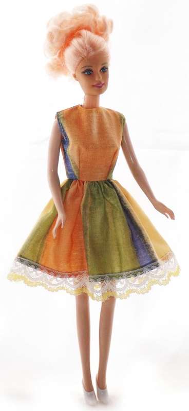 Barbie Orange and Green Sundress