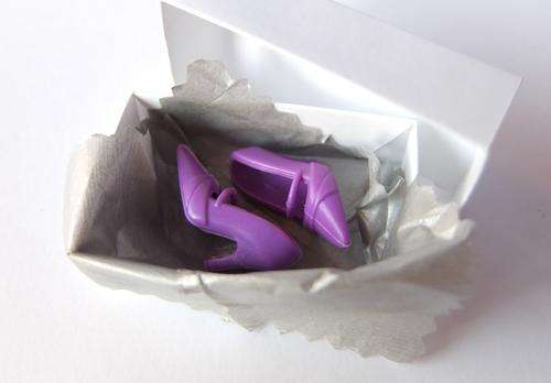 barbie purple pump shoes