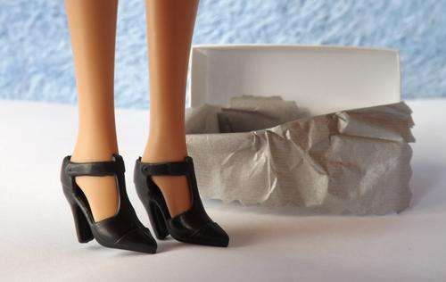 Smart Black Heels for Barbie
