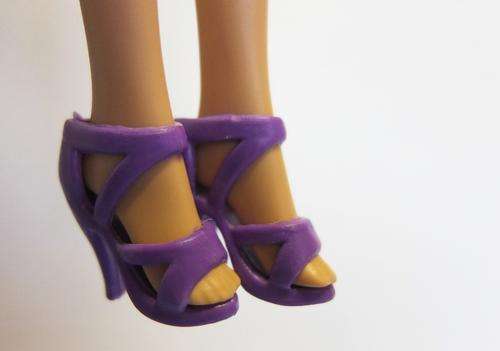 Purple Sandals for Barbie