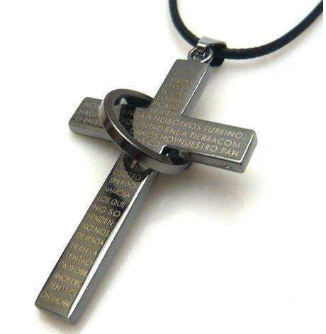 Cross choker necklace