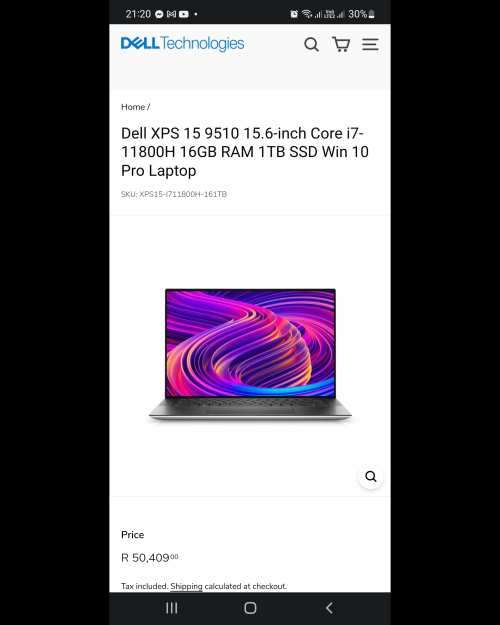 Dell xps 15 9510 new