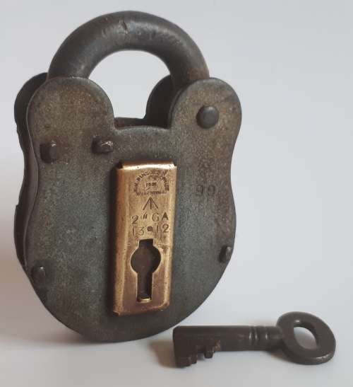PADLOCK & KEY PINSON WILLENHALL ENGLAND