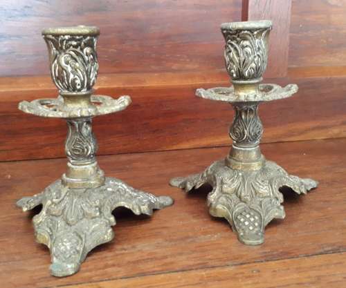 Vintage Italian candle holders. 11cm in height