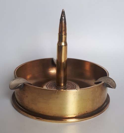 Great piece of WW2 trench Art ashtray. Probably someone that served in West Africa.