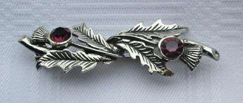Vintage Scottish Thistle Brooch