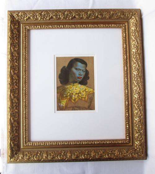 Framed Postcard Print of Vladimir Tretchikoff's Chinese Girl