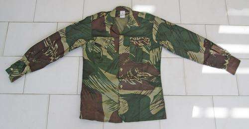 RHODESIAN CAMO LONG SLEEVE SHIRT MANUF. LABEL STATESMAN SIZE 14