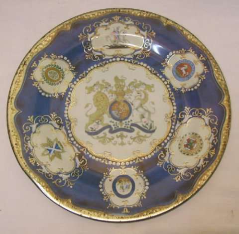 Aumy - Unusual Tin Commemorative Plate