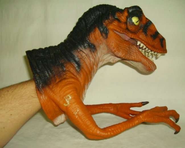 Aumy - Hand T-Rex Puppet (Jurassic Park Movie Toy)