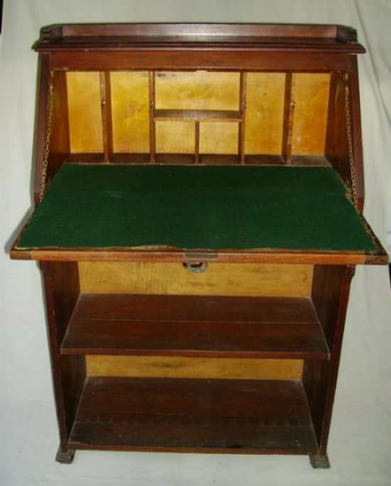 Aumy - Stunning Old Teak Writing Bureau