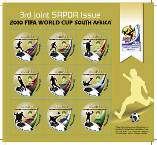 Namibia 2010 Fifa Sheetlet UM