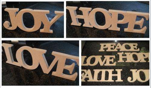 Wooden Word Blank Cutouts