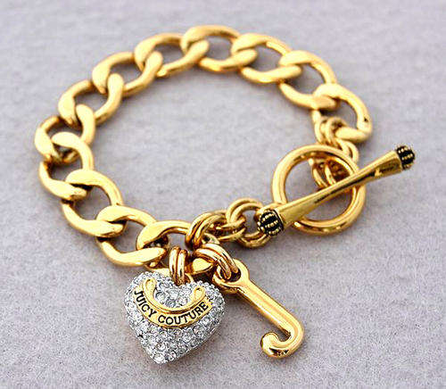 Juicy Couture Pave Gold Starter Bracelet
