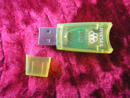 MICRO SD TRANSFLASH, USB CARD READER.