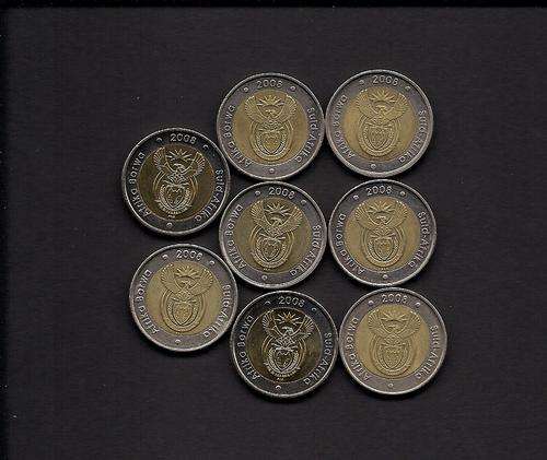 ******* START AT R1R1R1R1R1!!!!!!!!! ******  CIRCULATED MANDELA R5 BIRTHDAY COINS.
