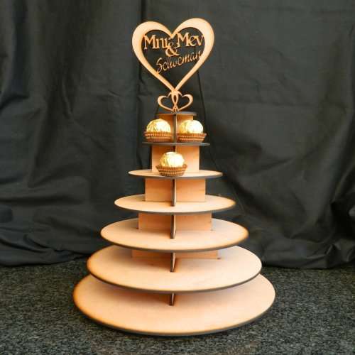 FERRERO ROCHER STAND WITH PERSONALIZED TOPPER
