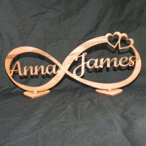 INFINITY SIGN PERSONALIZED DECORATION STAND
