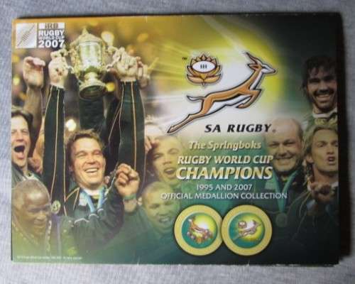 IRB 2007 SA Rugby The Springboks (Rugby World Cup 1995/2007) Official Medallion Collection
