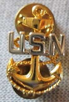 USN US Navy Chief Petty Officer Anchor Rope Badge