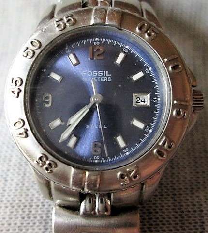 FOSSIL Steel - F52596