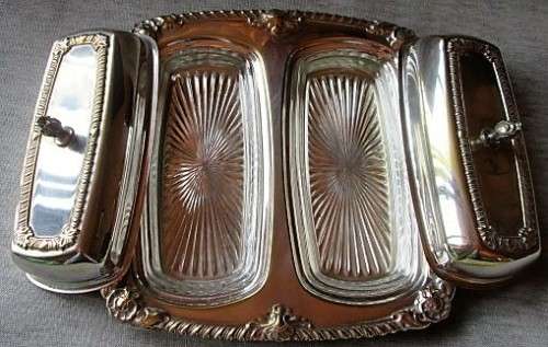 Butter Tray with Glass Holders - SPONK Plate