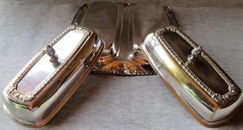 Butter Tray with Glass Holders - SPONK Plate