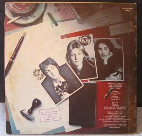 Paul McCartney and Wings Band on the Run (Including Poster) XEX 929-11/XEX 930-12