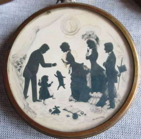 Painted Coasters x4