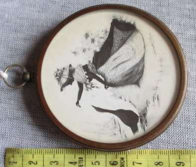Painted Coasters x4
