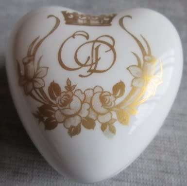 Oakley Chine Trinket Heart Box Charles and Diana