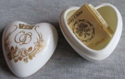 Oakley Chine Trinket Heart Box Charles and Diana