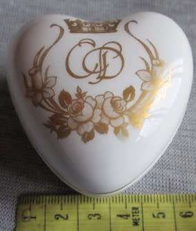 Oakley Chine Trinket Heart Box Charles and Diana