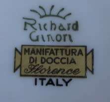 Richard Ginori Florence Plate