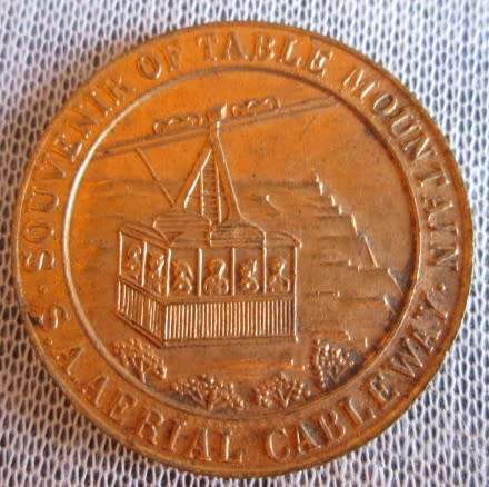 1929 Souvenir of Table Mountain Commemorative Token/Medal