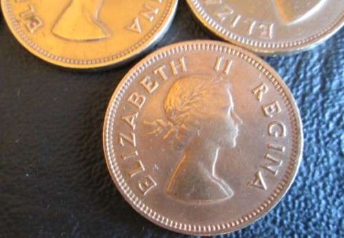 1953 Union of South Africa 1/2d