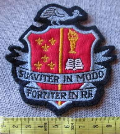 Suaviter in Modo Fortiter in Re / Woven Badge
