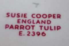 Susie Cooper Parrot Tulip Soup Bowl