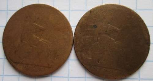 Great Britain One Penny Farthing 1884/85