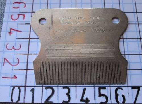 Derbac Soap Nit Comb 1930