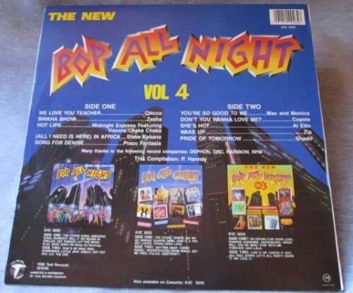Bop All Night Vol 4 KVL 5040
