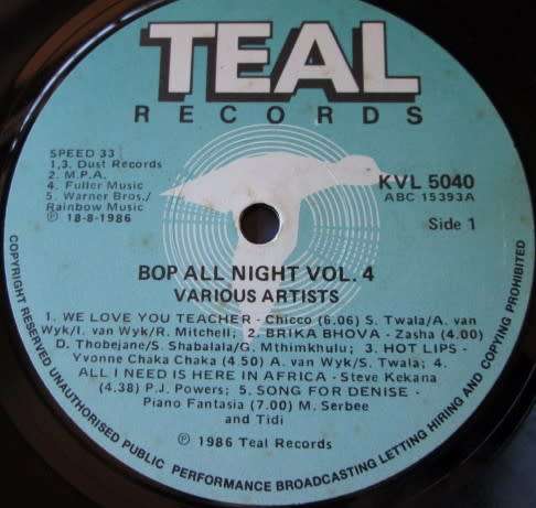 Bop All Night Vol 4 KVL 5040