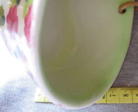 Majolica Basket 1975 Hand Painted
