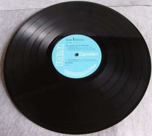 JIM REEVES - 1962 THE COUNTRY SIDE OF JIM REEVES 1962 (CDS 1000)  LP VINYL RECORD - S191