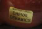 Cheval Ceramic Ornament